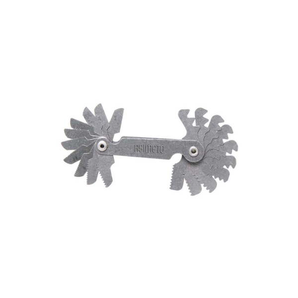 51 LEAF SET .4-7MM-4-42 TPI ASIMETO SCREW PITCH GAGE