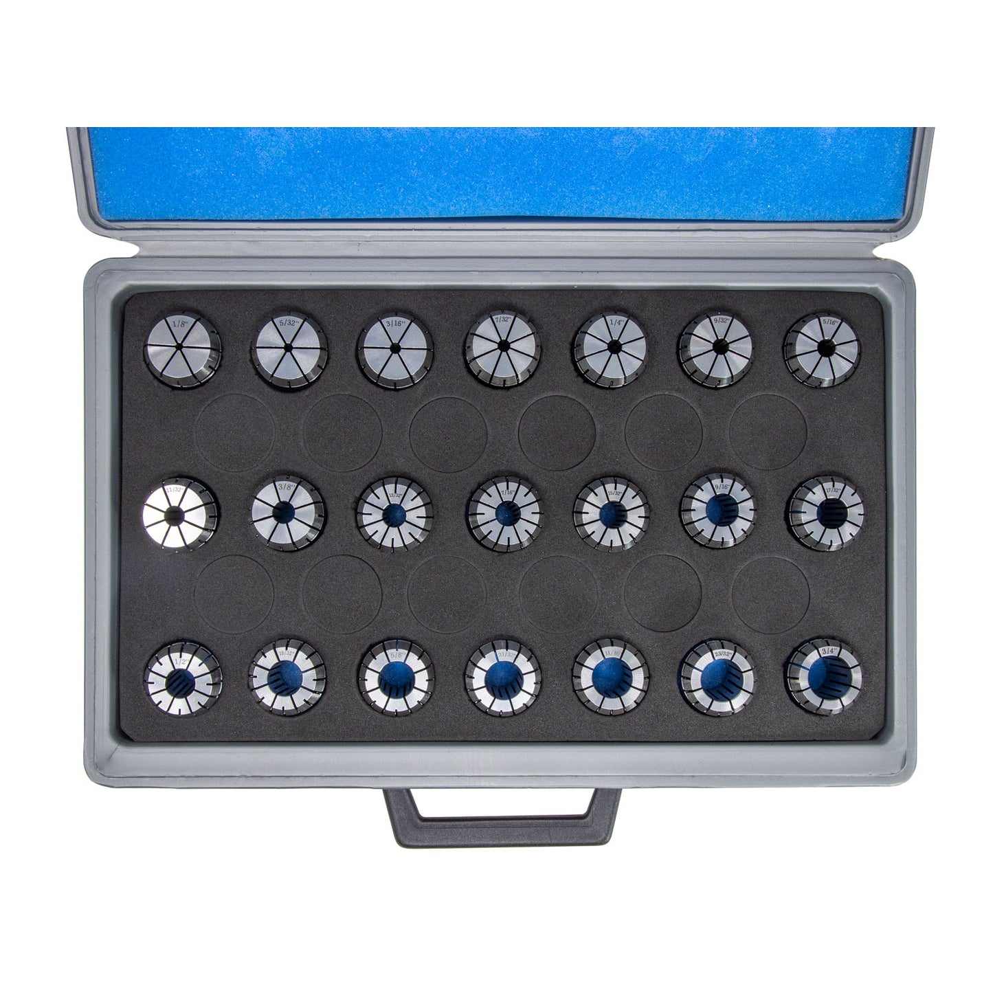 ER32 1/8"-3/4" 21pc. Collet Set