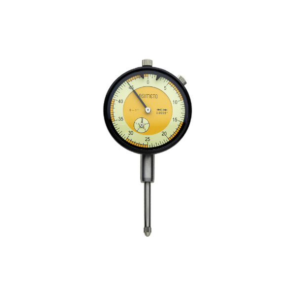 1"-3/8"STEM.05" /REV.0-50 ASIMETO AGD 2 DIAL INDICATOR