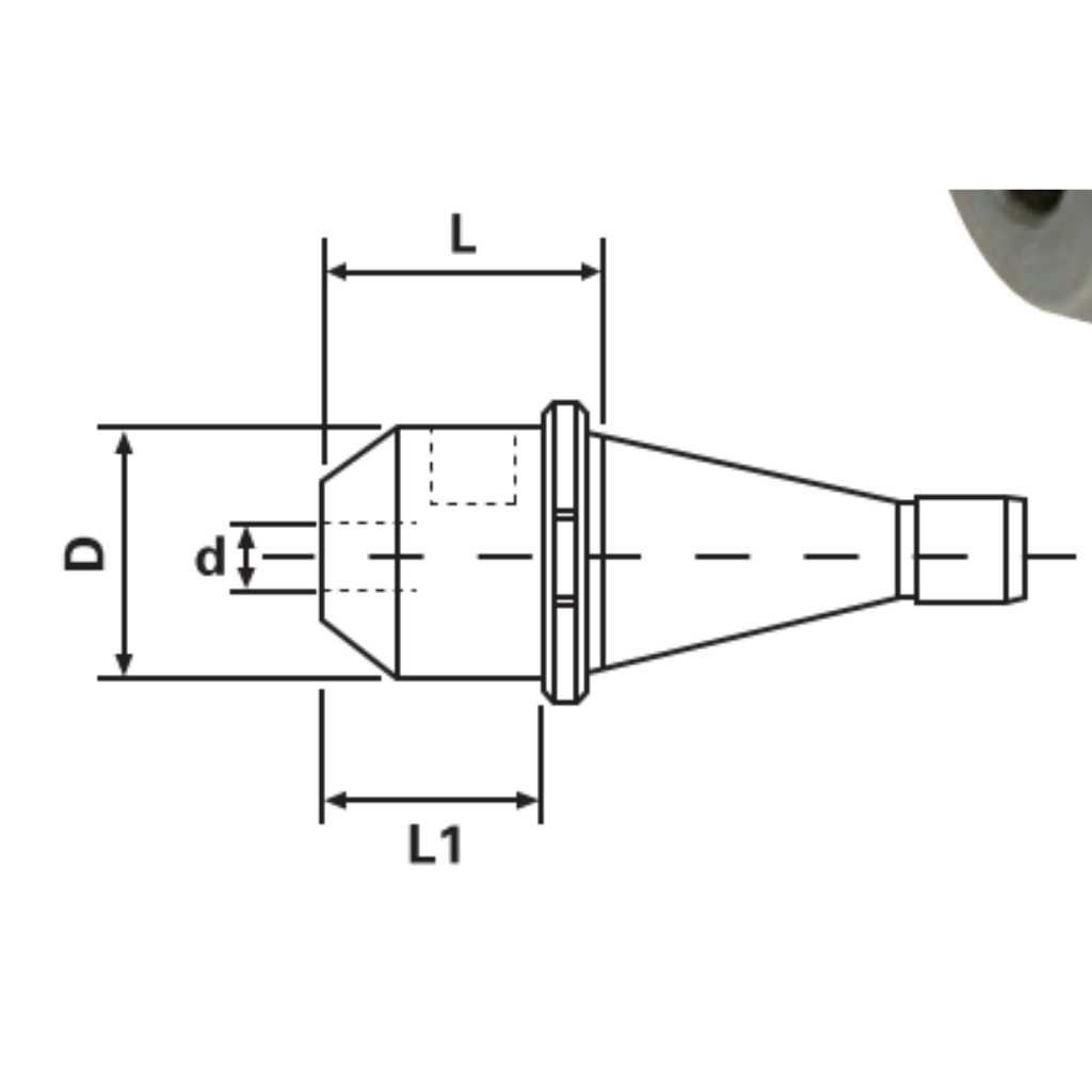 G.S. NMTB40 Endmill Holder