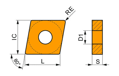 CNMG 432-SM:T8415 (10pcs/box)