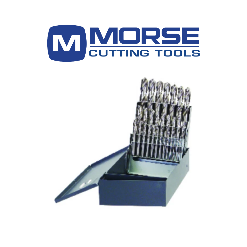 Screw Machine Length HSS Bright 118° Point - 29 Pc. In Metal Index Case