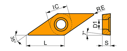 VCGT 331F-AL:HF7 (10pcs/box)